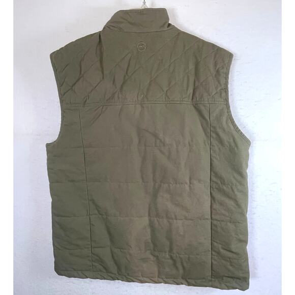 Magellan Outdoors Puffer Hunt Fishing Vest Coat Mens 2XL Olive Green Classic Fit - Picture 2 of 14